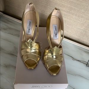 Jimmy CHOO gold sandals